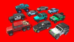 Hyper Casual SUVs Pack suv, indie, jeep, pack, development, offroad, unreal-engine, 3d-model, game-assets, unity, unity3d, game, vehicle, lowpoly, racing, car, stylized, hypercasual, suvs, jeeps, hypercasual-3d-model, stylize-vehicles, game-development-assets, hyper-casual-suvs, lowpoly-3d-models, casual-gaming, suv-vehicles-pack, mobile-game-development, casual-gaming-art, affordable-3d-assets, lowpoly-art-style, hyper-casual-art-style, simple-and-fun, suv-simulation, 3d-jeep