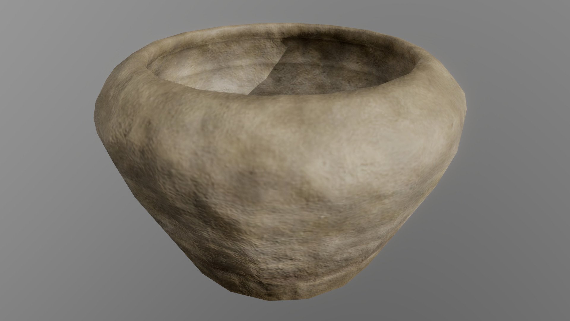 Clay Pot 3 (Viking)
Bring your 3D model of a clay pot to life with this  low-poly design. Perfect for use in games, animations, VR, AR, and more, this model is optimized for performance and still retains a high level of detail.


Features



low poly design with 252 vertices

504 edges

254 faces (polygons)

500 tris

2k PBR Textures and materials

File formats included: .obj, .fbx, .dae


Tools Used
This Clay Pot 3D model was created using Blender 3.3.1, a popular and versatile 3D creation software.


Availability
This low-poly Clay Pot 3D model is ready for use and available for purchase. Bring your project to the next level with this high-quality and optimized model 3d model