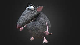 Wolf- Mouse mouse, desert, animation3d-dust, wolf