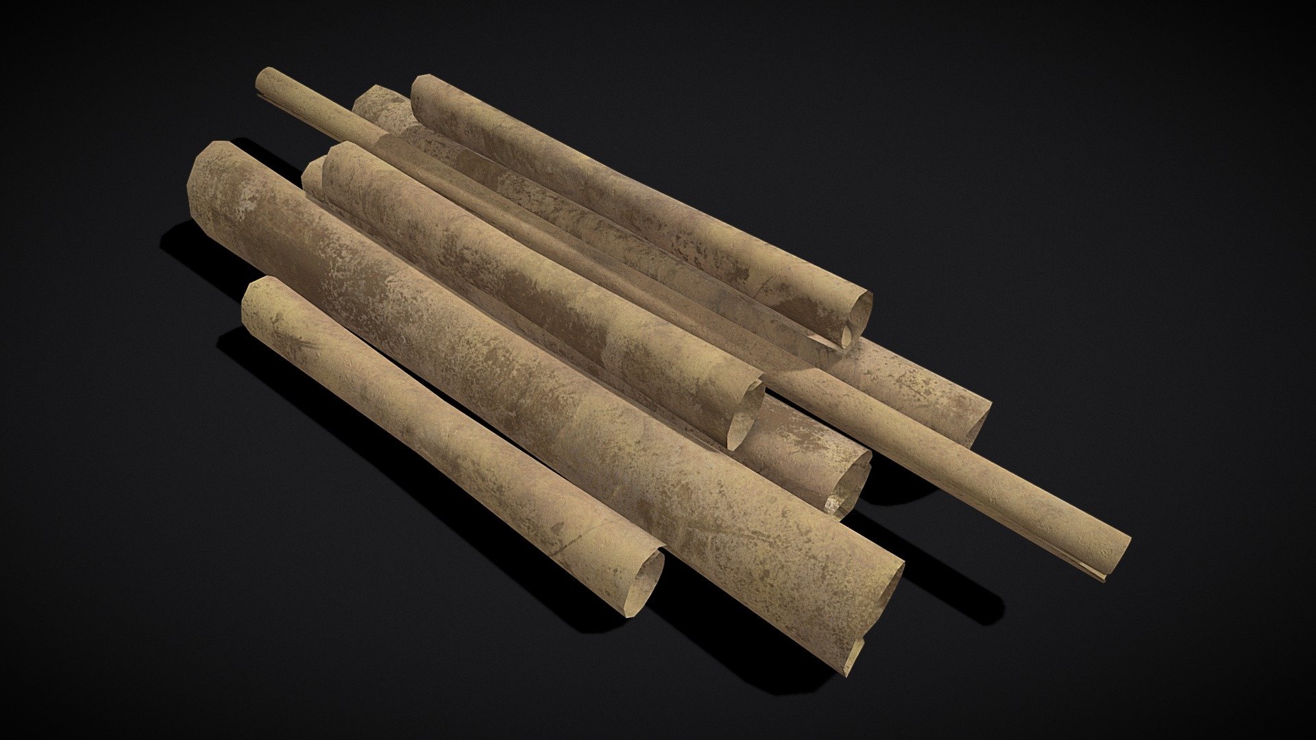 Scrolls Pile
VR / AR / Low-polyapproved
PBR approved
Geometry Polygon mesh
Polygons 180
Vertices 164
Textures 4K - Scrolls Pile - Buy Royalty Free 3D model by GetDeadEntertainment 3d model