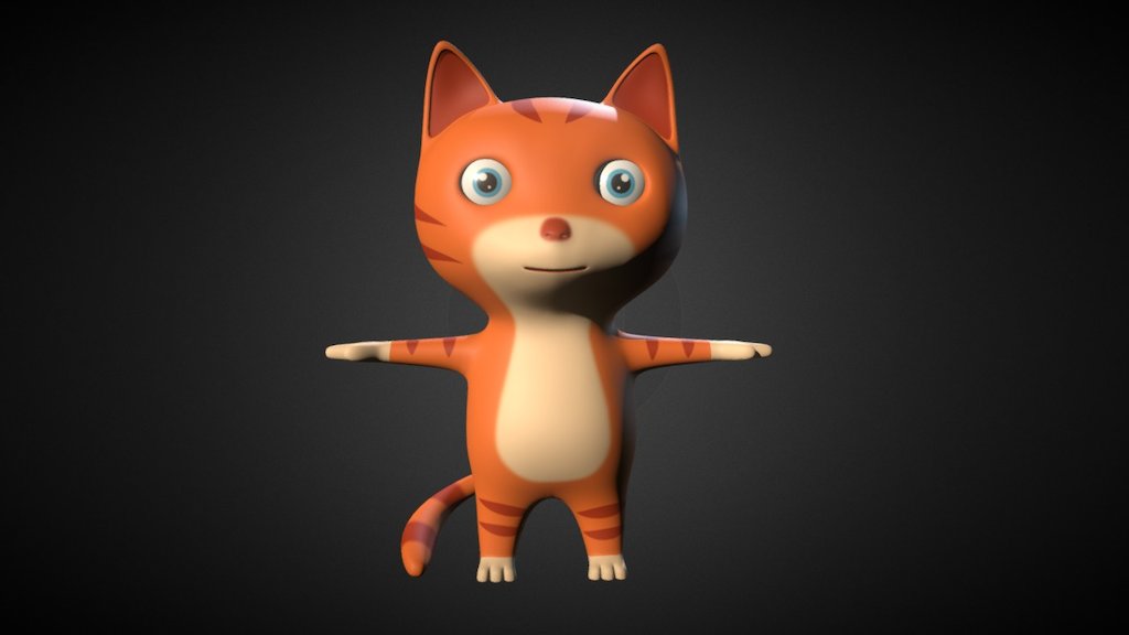 High and low poly model of Cartoon Cat.

Product Link: http://3dgalaxy.net/index.php/product/cartoon-cat/ - Cartoon Cat - 3D model by 3DGalaxy.net (@3dsmartphone) 3d model