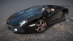 Lamborghini A.R 360 3D/LMB+Alt to change light roadster, lamborghini, aventador, substancelambo, substancepainter