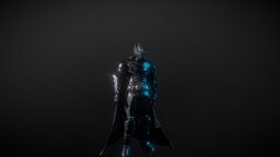 Batman baron the dark knight (lowpoly) armor, batman, fashion, smart, sharp, redesign, shiny, mask, beautiful, cape, low-polygon, darkknight, lowpolymodel, cool, zbrush, dark, blade