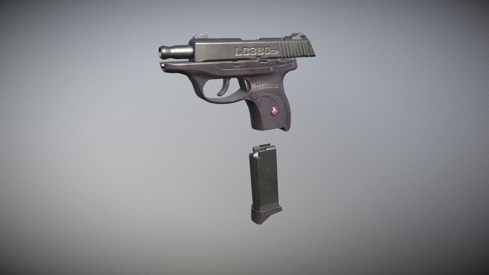 Ruger Pistol - 3D model by robby88n 3d model