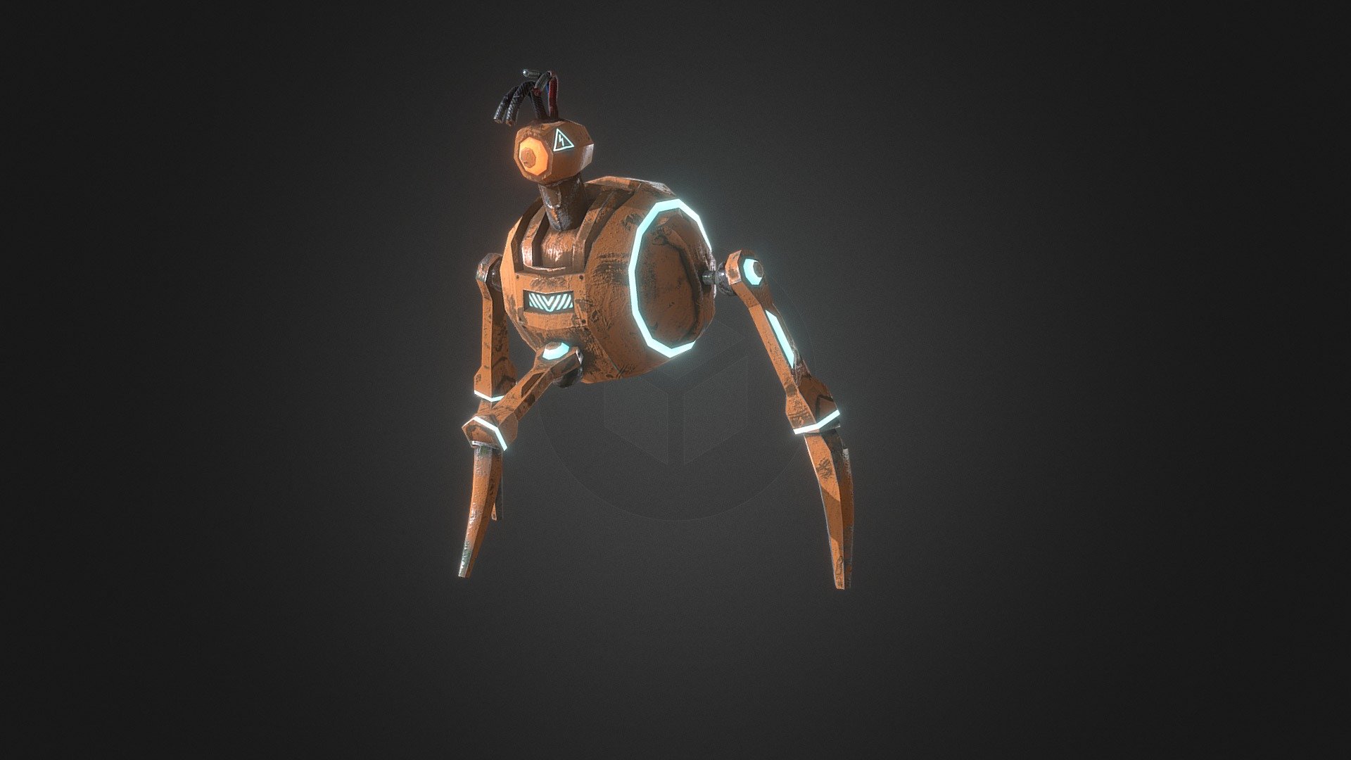 Game ready asset featuring low poly geometry and PBR textures 3d model