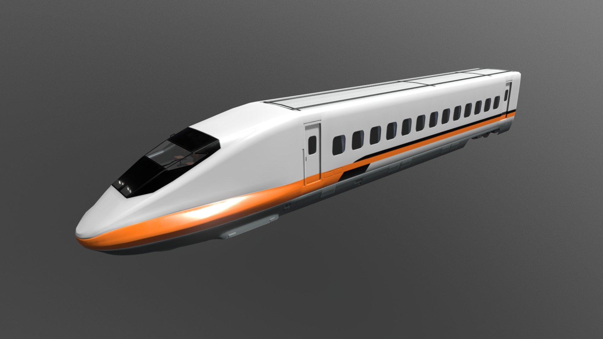 Speed Train - 3D model by NIX (@nixsolutions) 3d model