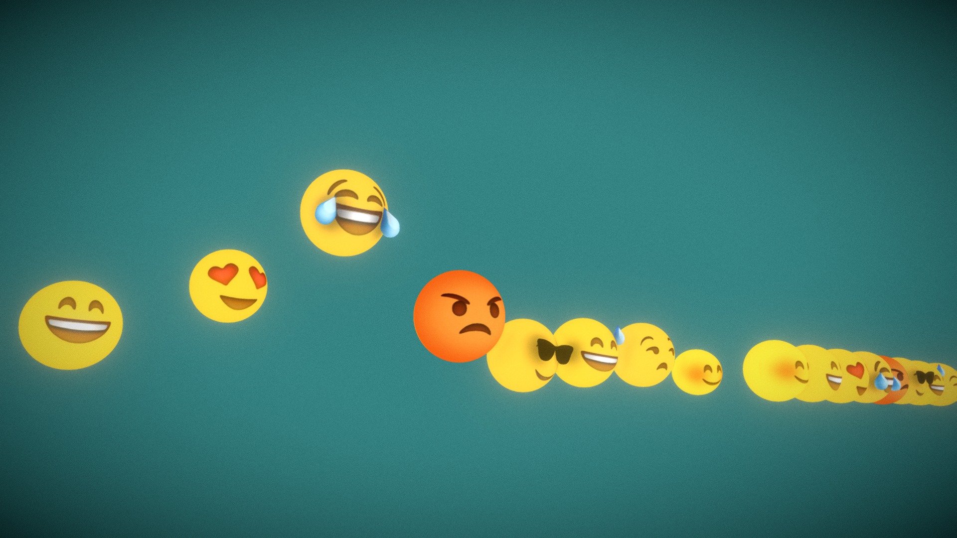 Emojis 3D Animated And Stable FREE - Download Free 3D model by Muhammed Reca Mermutluoğlu (@3drec) 3d model