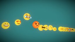 Emojis 3D Animated And Stable FREE phone, faces, emotions, emoji, emotions3d, 3d, digital, animation, free, animated, funny, emojis