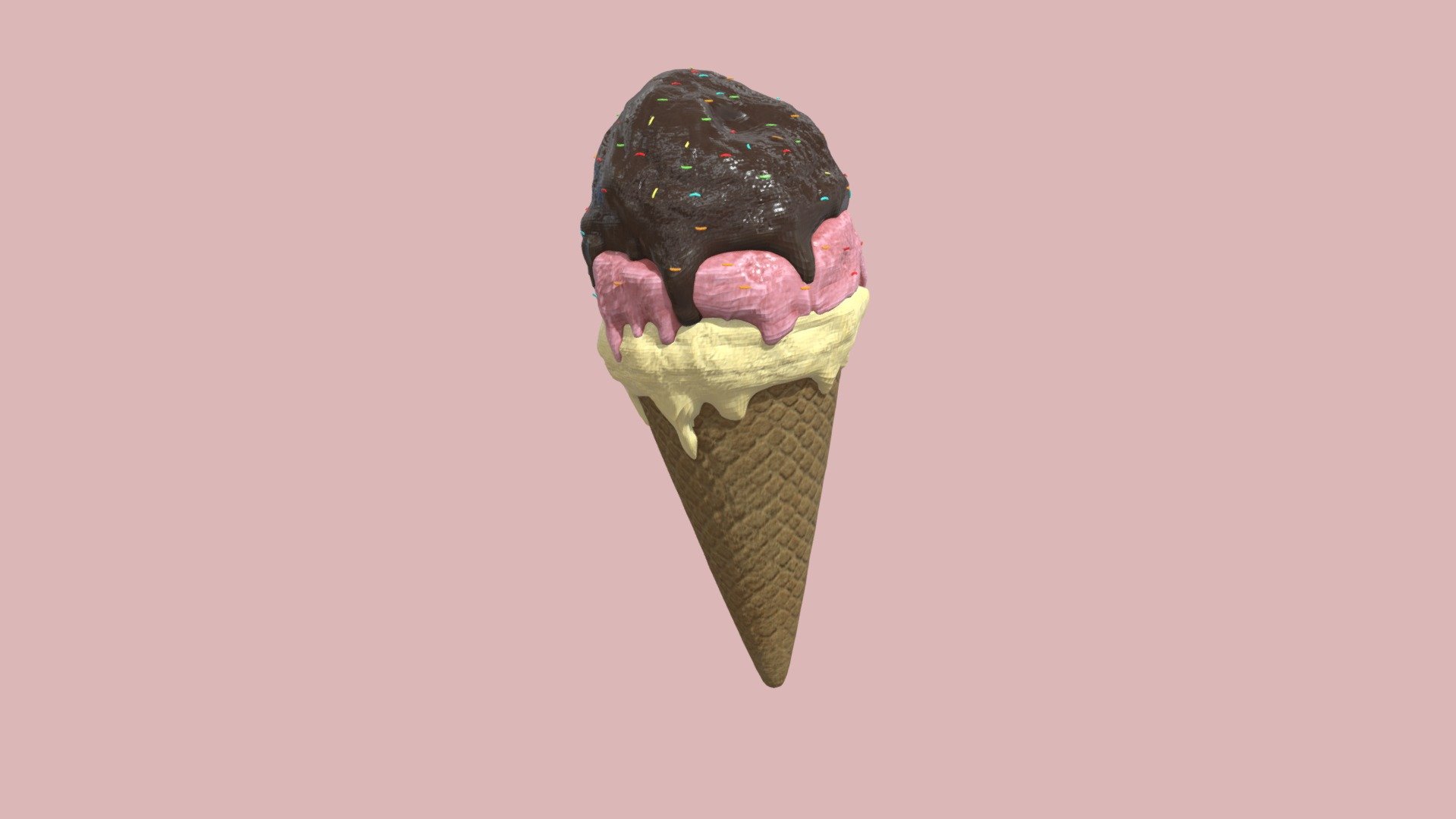 three-tier ice cream
chocolate vanilla strawberry - ice cream - Buy Royalty Free 3D model by bongbong2 3d model