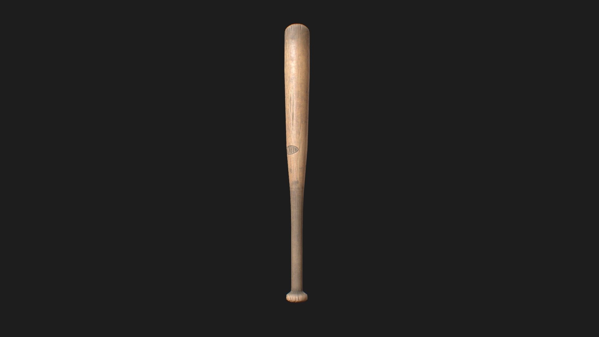 A worn old baseball bat made from wood!
Made in blender, baked in blender, textured in Quixel. Low poly and game ready.
2k PBR maps - Wooden Basebal Bat - 3D model by MelonMan 3d model