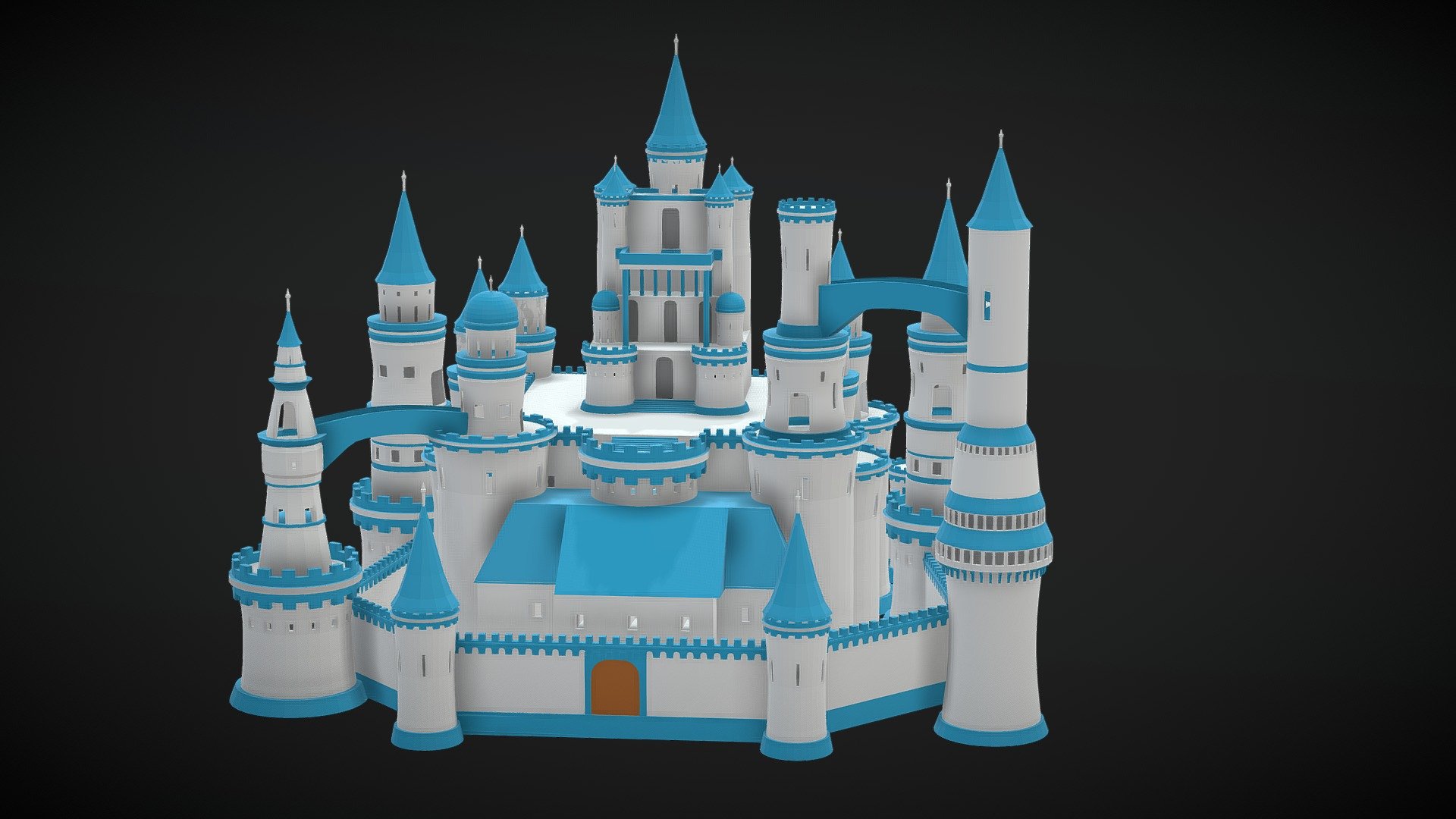 Castle - Download Free 3D model by protima 3d model