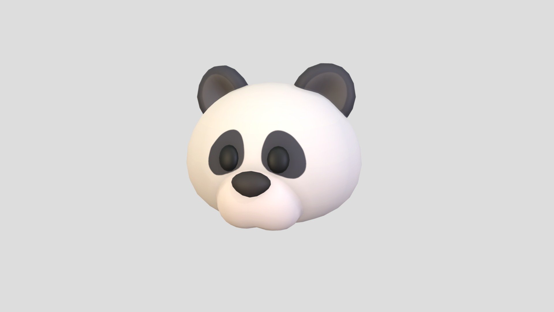 Panda Head 3d model.      
    


File Format      
 
- 3ds max 2021  
 
- FBX  
 
- OBJ  
    


Clean topology    

No Rig                          

Non-overlapping unwrapped UVs        
 


PNG texture               

2048x2048                


- Base Color                        

- Roughness                         



992 polygons                          

1,021 vertexs                          
 - Prop146 Panda Head - Buy Royalty Free 3D model by BaluCG 3d model