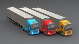 Volvo Trucks 2022 Low-poly 3D