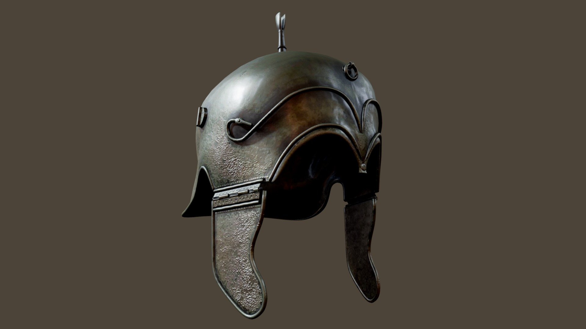 Ancient Bronze Helmet (Chalcidian) - 3D model by fajoo (@fajoo3d) 3d model