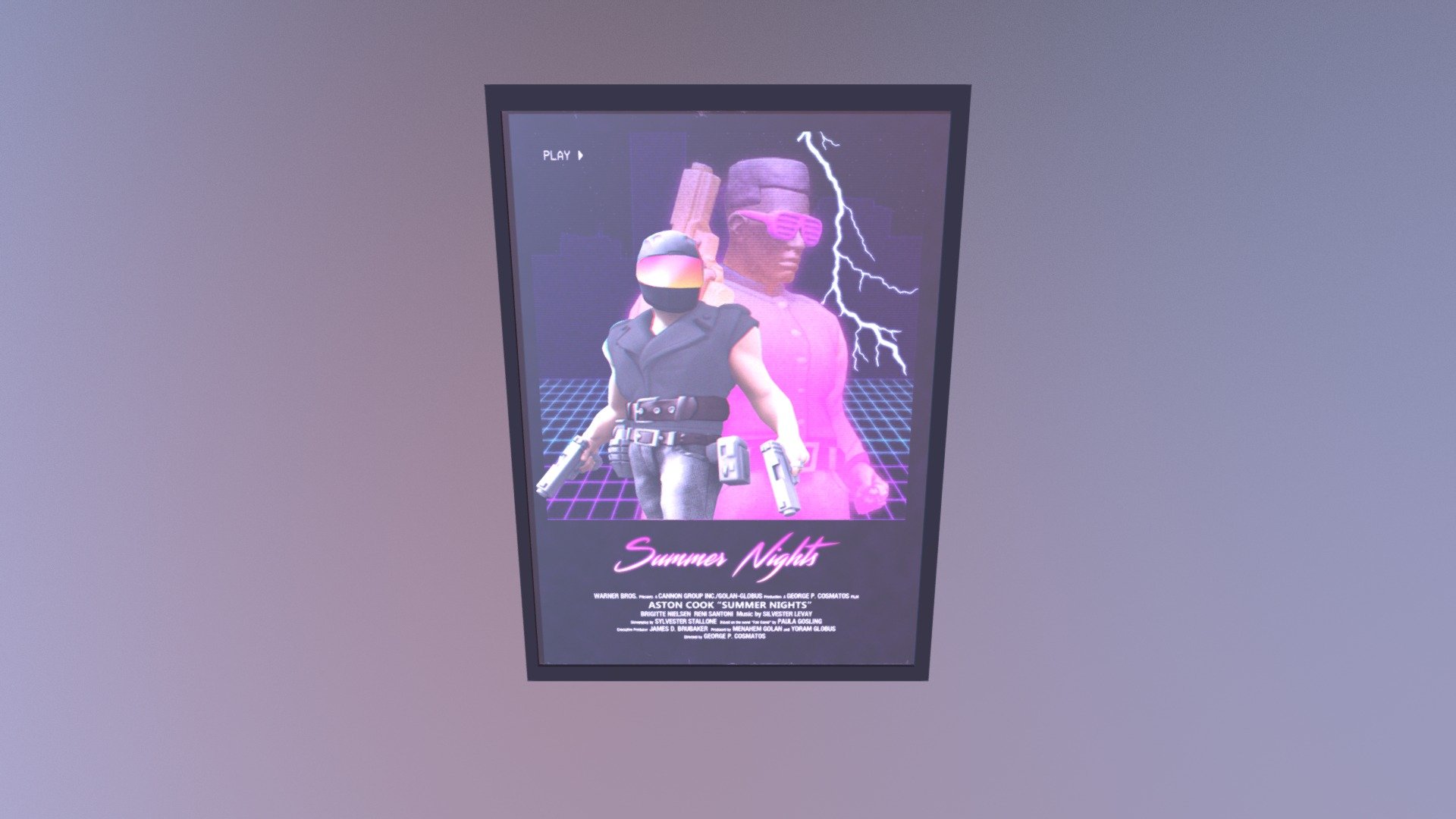 A poster for my game I am creating - Poster 1 - 3D model by Aston Cook (@Aston_Cook) 3d model