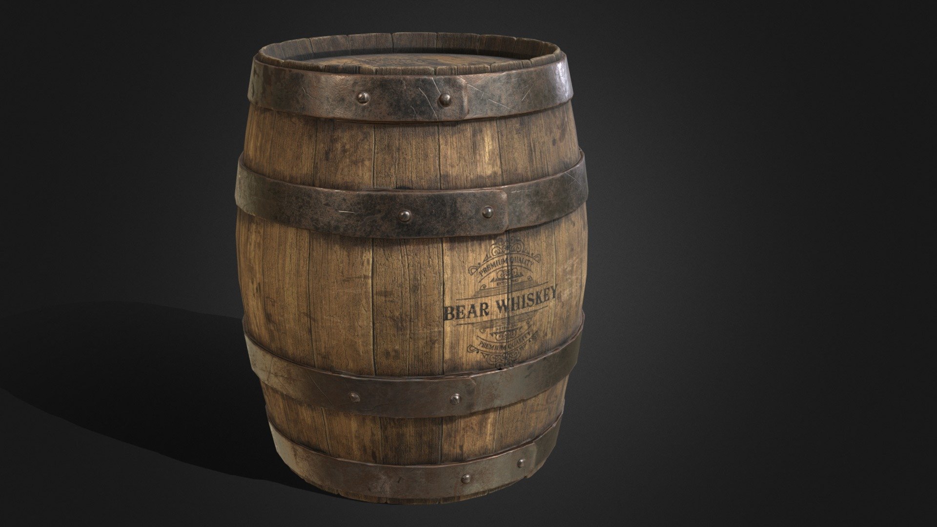 Just a whiskey barrel weekend project. hope it comes in use 3d model