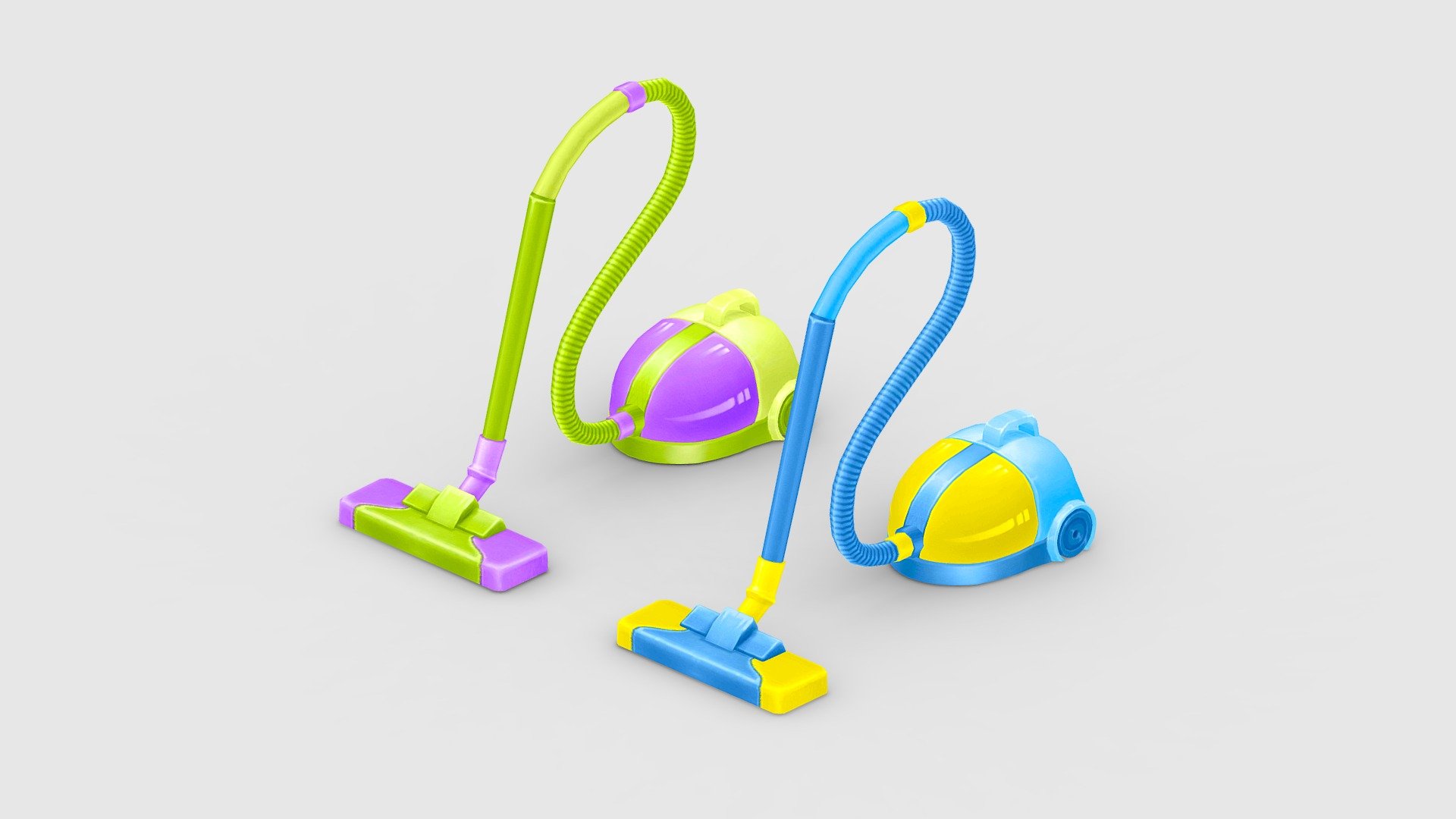 Cartoon vacuum cleaner - Cartoon vacuum cleaner - Buy Royalty Free 3D model by ler_cartoon (@lerrrrr) 3d model