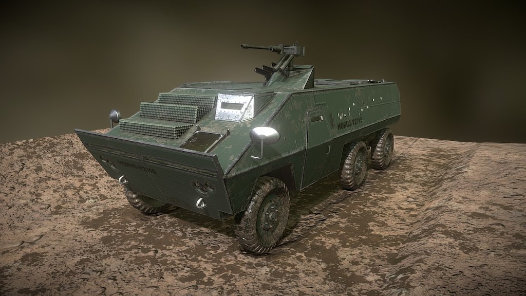 Tank Urutu - 3D model by Horus3dart (@karazux) 3d model