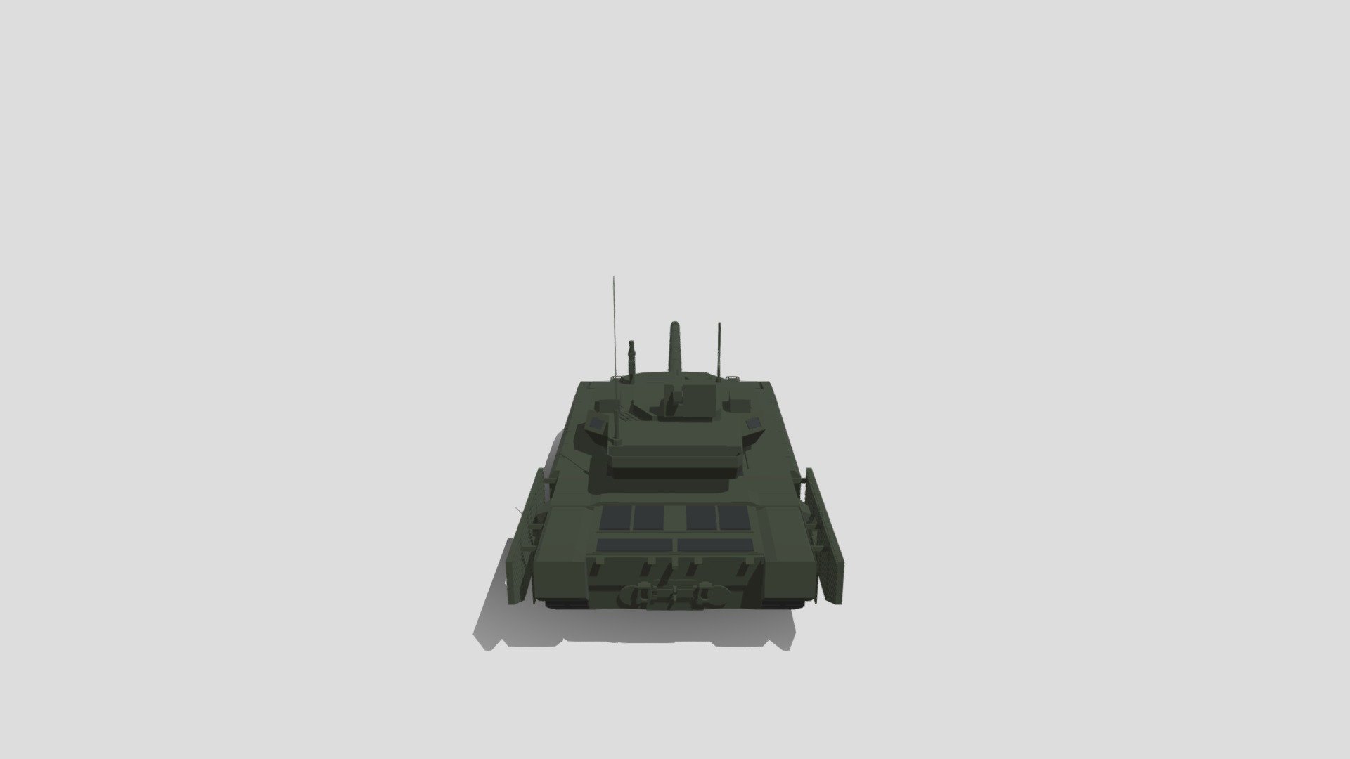 T-14 Armata - 3D model by IXIH 3d model