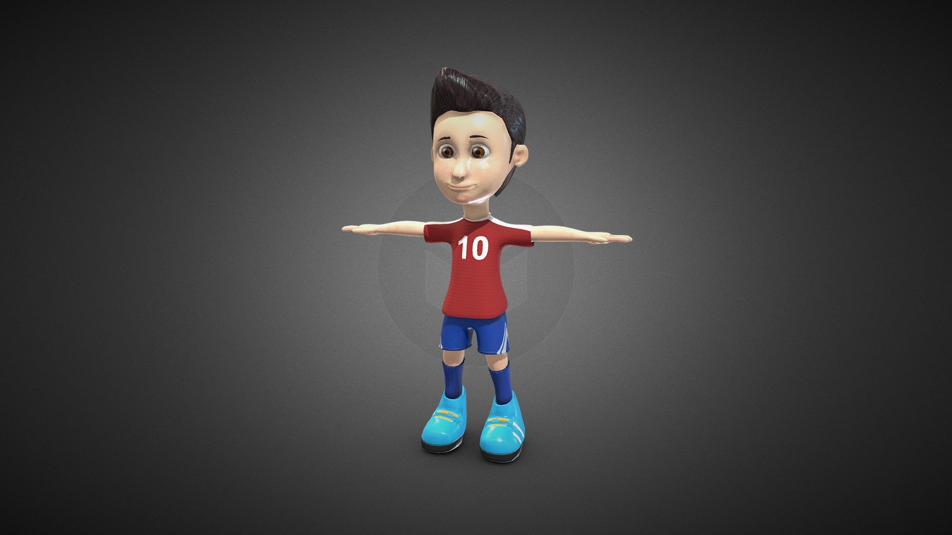 Welcome to our free 3D model of a football player!

This high-quality model is perfect for any CGI artist looking to add a touch of realism to their sports-related projects. The model has been carefully crafted with attention to detail, ensuring that it looks as lifelike as possible.

One of the great things about this model is that it is not tied to any particular nation, so you can use it in a variety of settings and contexts. Whether you're working on a short film, a video game, or a commercial, this model is sure to be a valuable asset.

The football player model is ready to be rigged and animated, making it easy to bring him to life on the pitch in your projects. To download the model, simply click the download button and follow the prompts. The model is available in a range of file formats, making it easy to use in a variety of software programs.

We hope you enjoy using the football player model in your projects, and we look forward to seeing what you create with it. Happy creating! - Football Player - Portugal - Download Free 3D model by neshallads 3d model