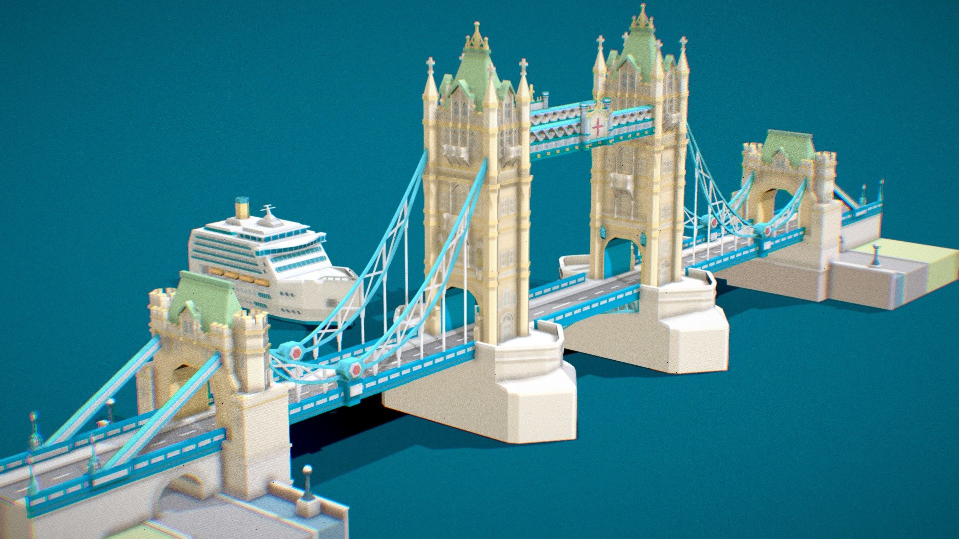 Beautiful London Bridge in low polygon style!




Mobile ready models

Openable gate for cruise ship

Twitter: https://twitter.com/frozenmistdev

Instagram: https://www.instagram.com/frozenmistadventure/

Facebook: https://www.facebook.com/FrozenMistAdventure

Youtube: https://www.youtube.com/channel/UC1ADZ8xSCKDDizmStC5vkow

Other Unity3D Assets: https://forum.unity.com/threads/953333/

Home page: https://www.frozenmist.com/ - FM Polygon UK Tower Bridge - Buy Royalty Free 3D model by FrozenMistDev 3d model