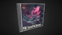 PS1 GAME CASE style, case, playstation, sony, disc, psx, ps1, sixthclone