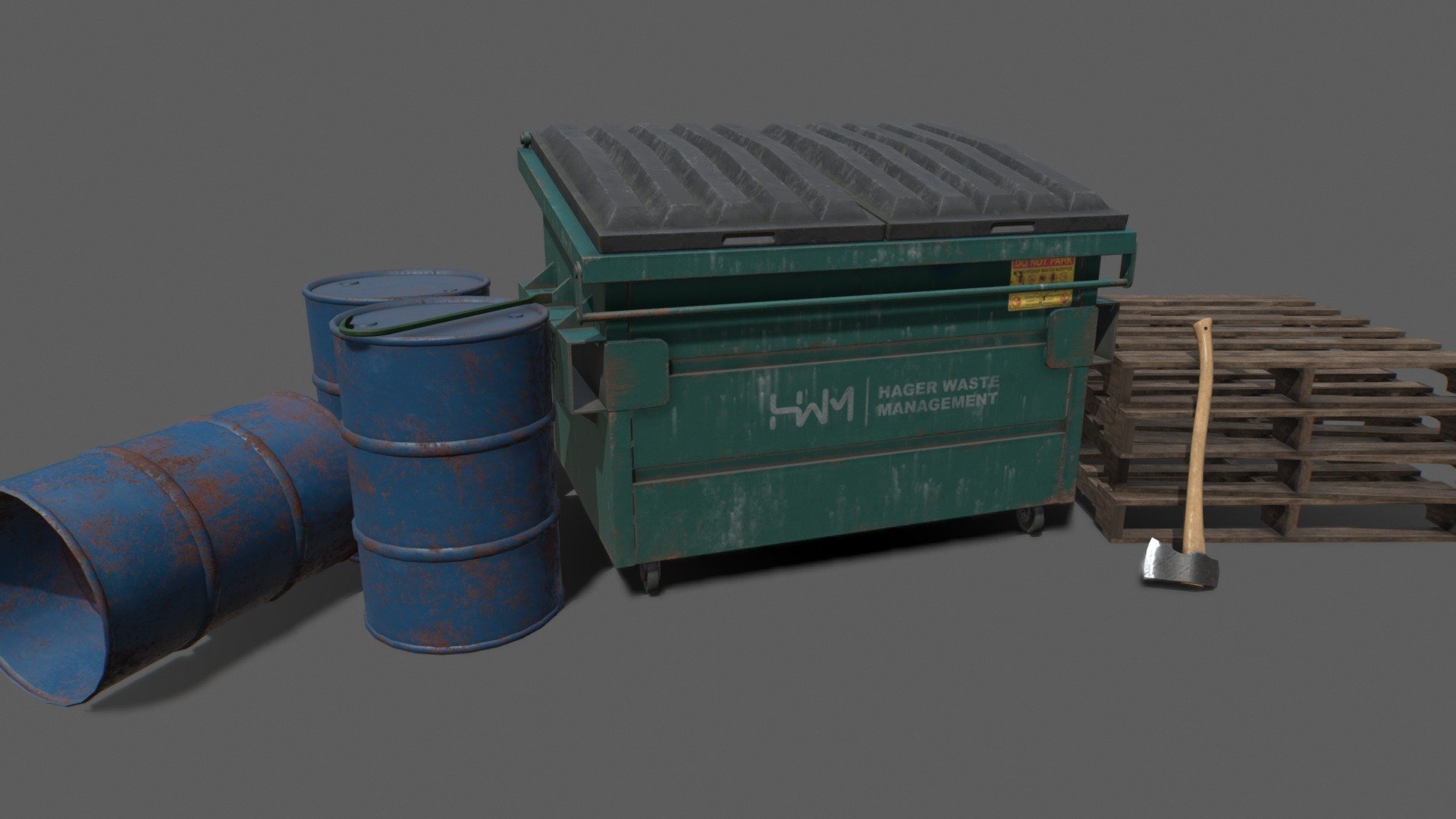 This is just a collection of several of my props 3d model