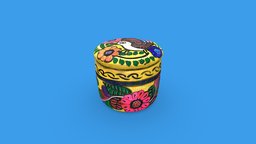 Mexican Hand-Painted Pottery Jar pot, bowl, prop, painted, pottery, china, cultural, heritage, culture, craft, jar, handmade, dish, ceramic, mexico, mexican, decor, ceramics, accent, homedecor, handcrafted, tablewear, handpainted, hand-painted, design, home, decoration, interior, hand, dinnerwear