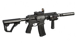 DD MK18 SBR 556 rifle, red, assault, carbine, dot, sight, attack, pistol, sniper, suppressor, silincer, weapons