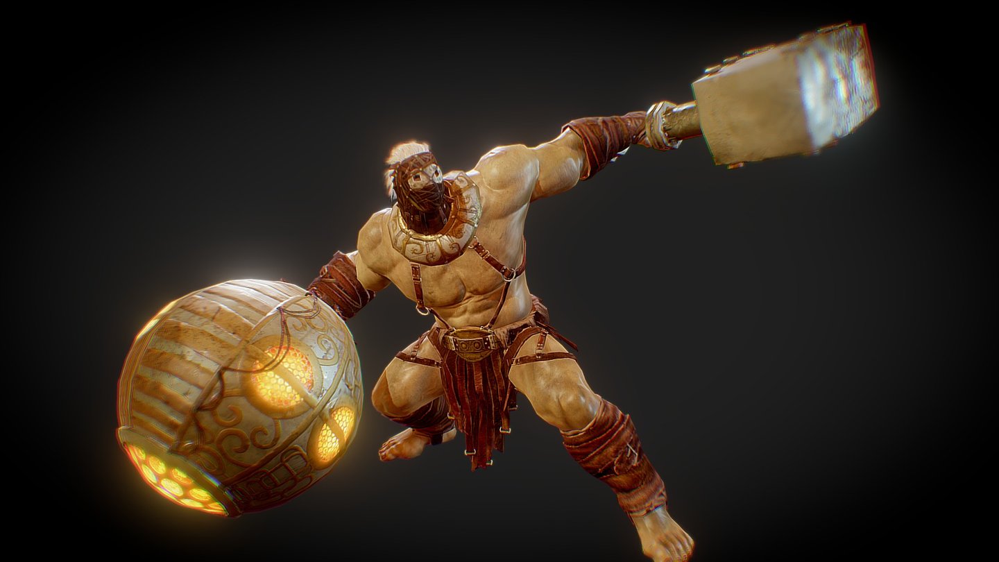 One of the most formidable Ancients, Atlas's gargantuan strength is feared by all. In order to keep his strength in check, Zeus made Atlas carry the weight of the heavens on his shoulders &ndash; a fact that the Gods and Ancients have quarreled over for many eons.

Play Gods of Rome now! http://gmlft.co/PlayGodsofRome

Visit our Facebook page! http://www.facebook.com/GodsofRome - Gods of Rome - Atlas - 3D model by Gods of Rome (@godsofrome) 3d model
