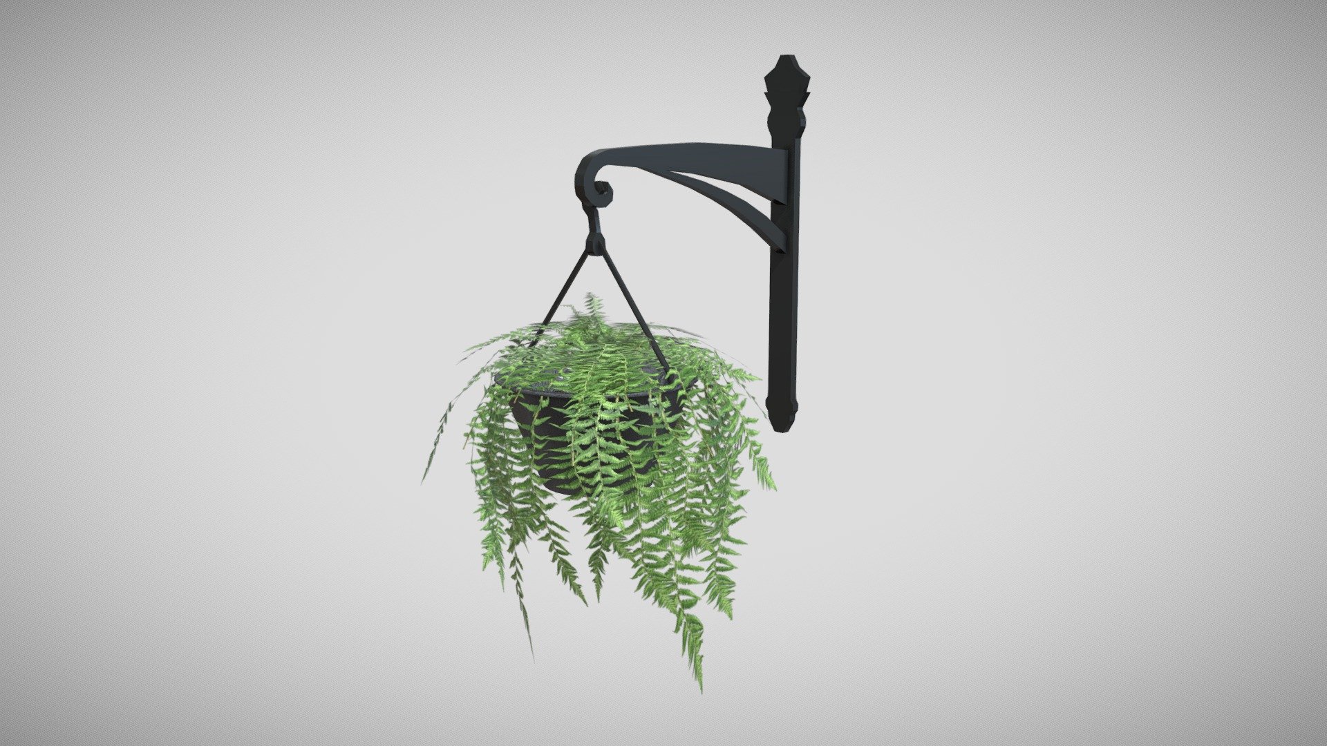 Features:


Low poly.
Prepared for real-time rendering.
Game ready.
Optimized.
Textures included and materials applied.
Grouped and nomed parts.
All formats tested and working.
Easy to modify.
No plugins required.
Textures size: 1024x1024.
 - Hanging Fern - Buy Royalty Free 3D model by Elvair Lima (@elvair) 3d model