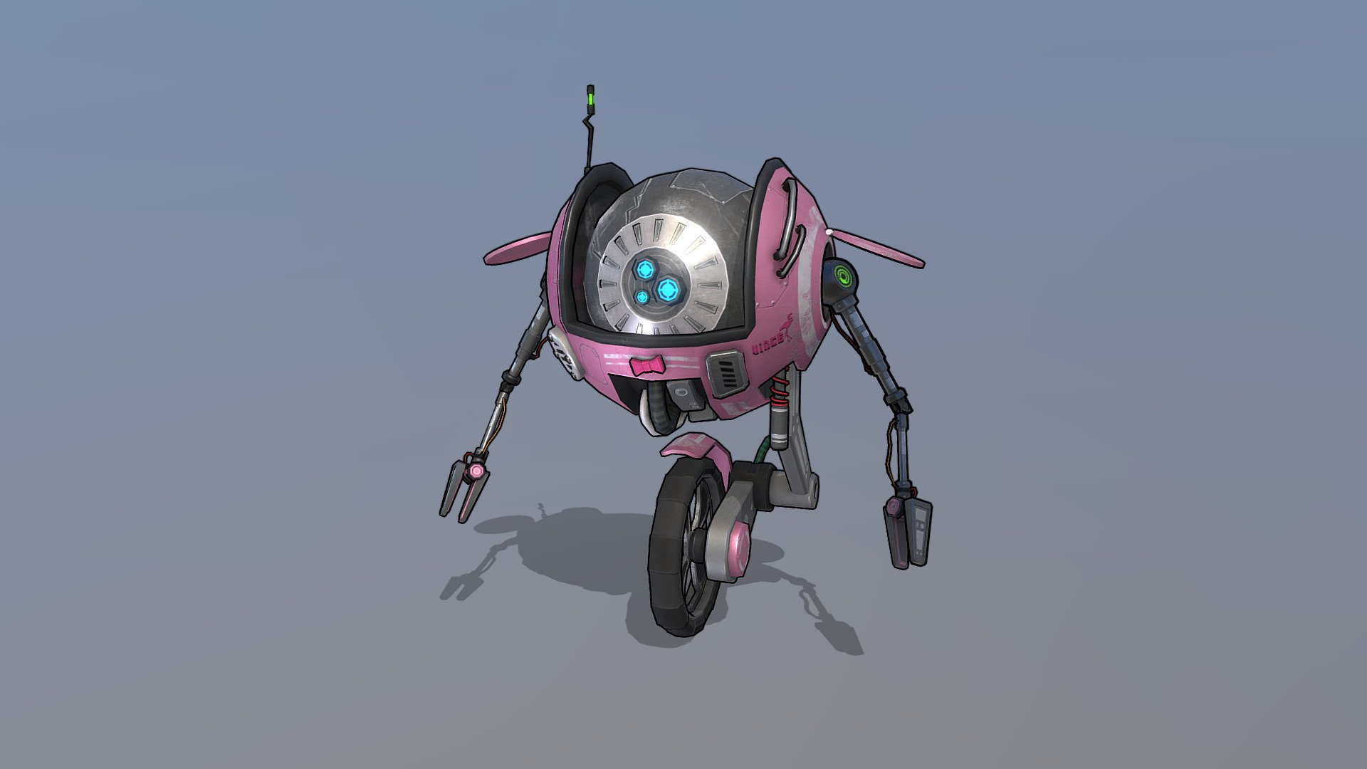 Vince ou sous son autre nom « Robot Sbire », est ma dernière création en hommage à la série Borderlands. Partie d'une envie de faire un personnage un peu déjanté, je me suis dis, pourquoi ne pas faire un robot un peu taré ?
En plus d’être optimisé pour être exploitable en VR, pour une fois j'ai poussé l'animation pour qu'il ai pas mal d'expressions.
C'est un projet de fond, dans un futur proche, il aura une voix et pourquoi pas, quelques animations en plus…
A suivre;)
En attendant, la version finale avec l'effet cartoon.

Animations :
Walk
Rotation
Idle
Hello
Talk1
Talk2
Touch_me1
Fear
Fall
Dance1
Off
Run
Explosion - Vince - 3D model by carlito69 (charles coureau) (@carlito69) 3d model