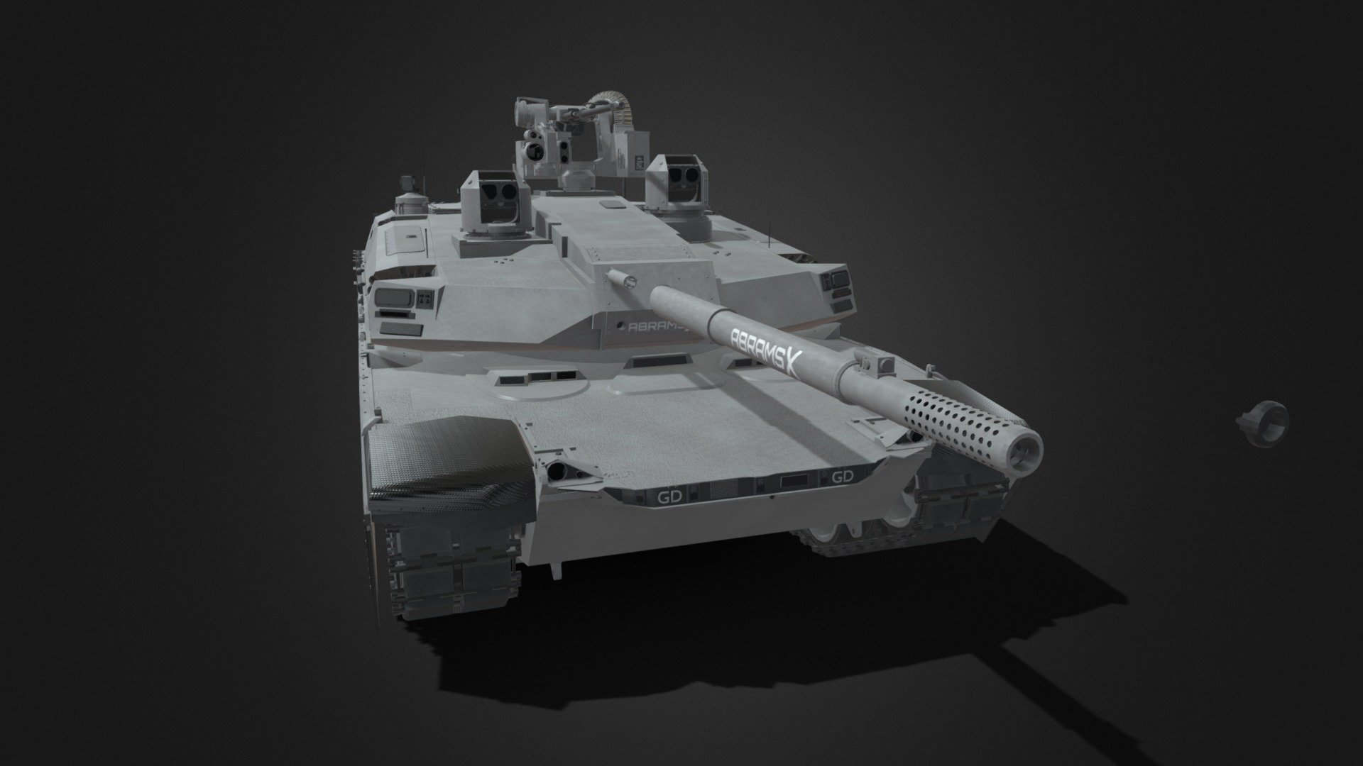 M1 AbramsX - 3D model by fantom2205 (@f2205) 3d model