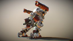 Behemoth robot-model, gun, robot