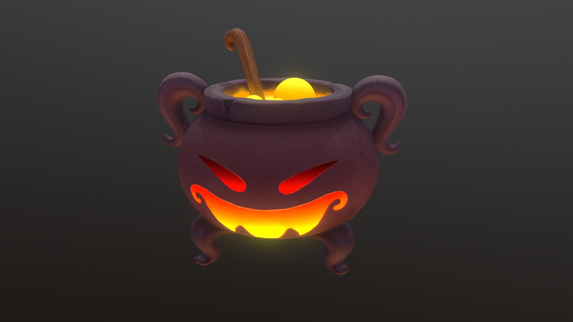 Witch Pot 3d model