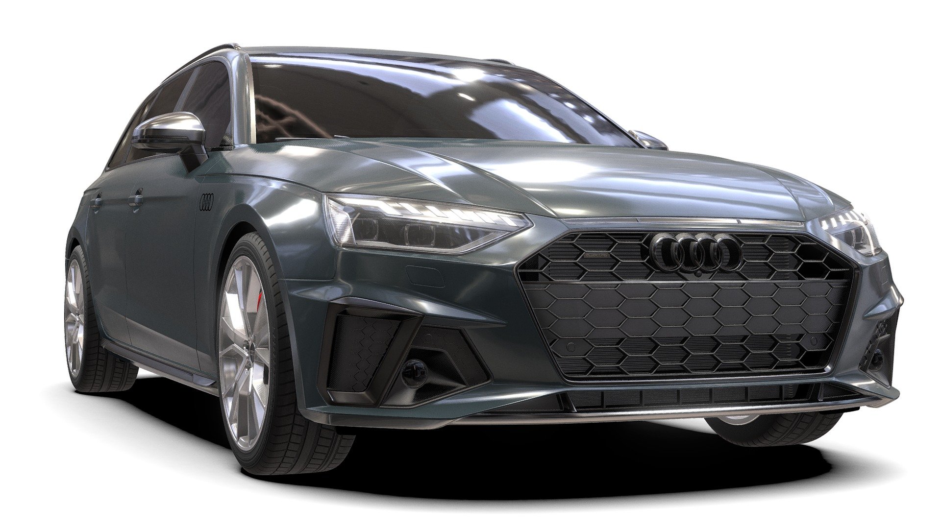 Audi A4 Avant Sline 2020 - 3D model by autoactiva 3d model