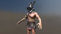Gladiator (Game Model) gladiator, ancient, rpg, gaming, action, roman, unrealengine4, game, sword, history
