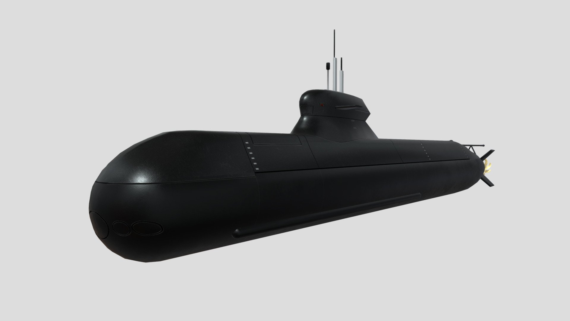 The next generation of submarines developed by Kockums for the Swedish Navy first planned at the beginning of the 1990s, currently under construction and planned to be delivered no later than 2022, a date subsequently pushed back, initially to 2024-24 and subsequently even further to 2027-28.

The first two submarines to be delivered are HSwMS Blekinge and HSwMS Skåne 3d model