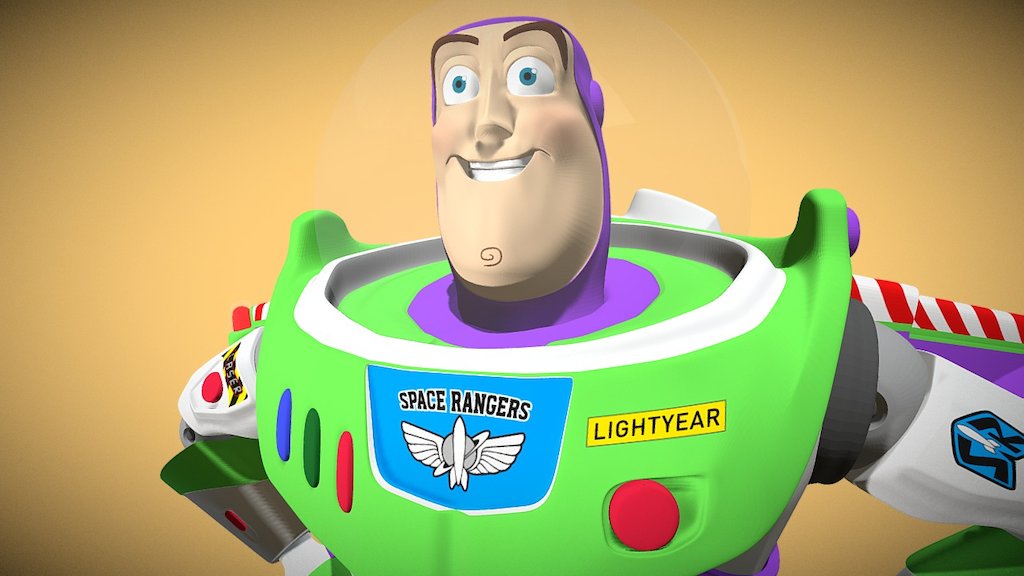 Toy Story: 
Captain Buzz Lightyear 3d model