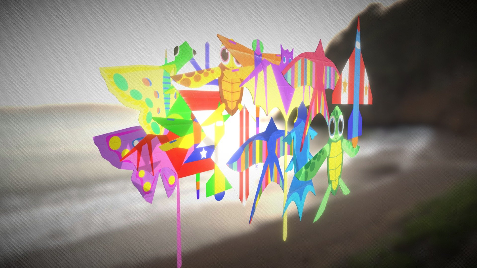 kite character - kite character - Buy Royalty Free 3D model by Verdant (@verdant.stu) 3d model