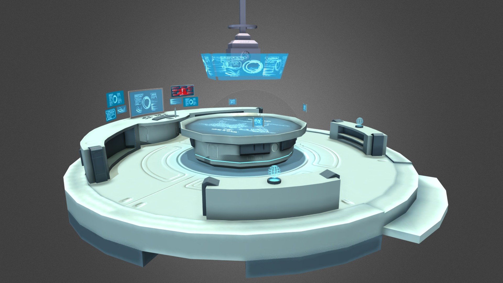 Conference Room Concept - Futuristic Interior - 3D model by Lara Paul (@lpprojects) 3d model