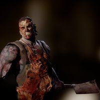 Butcher gamecharacter-lowpoly, horror