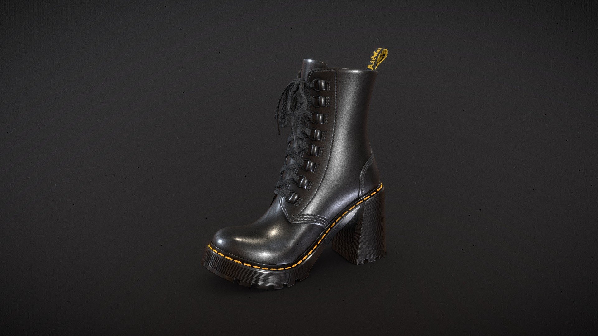 Dr. Martens Chesney

Game and production ready, polycount optimized for quality, ideal for high quality Characters and Close-Ups

Internal parts modeled and textured, ideal for customization or animation

Laces are continuous, no cuts behind the eyelets

Single UV space

PBR and UE4 4k Textures

Low Poly has 8.4k quads

FBX, OBJ, ZTL

Includes 3 Color Variations:

Black / White / Beige - Dr. Martens Chesney - Buy Royalty Free 3D model by Feds452 3d model