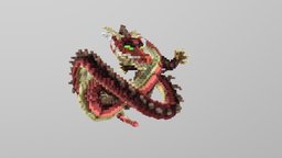 Chinese Dragon | 60x50 organic, build, china, hub, spawn, lobby, chinese, map, oriental, mineways, minecraft, dragon