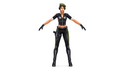 Low Poly Woman General Soldier leather, soldier, people, , nurse, clothes, engineer, makeup, general, slim, boss, woman, beautiful, builder, casual, scientist, breasts, doc, revolutionary, overalls, jumpsuit, latex, girlmodel, sky-fi, girl, make-up, girl-cartoon, -woman, -girl, girlcharacter, casual-clothes, bosscharacter, employee, womenswear, girl, labourer, casualwear, skyfi, envelopes, "laborer", "handywomen", "workable"
