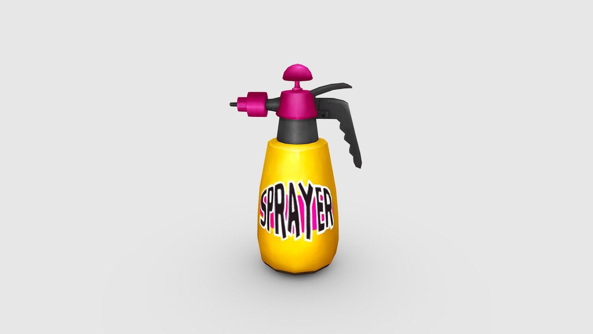 Cartoon sprayer Low-poly 3D model - Cartoon sprayer Low-poly 3D model - 3D model by ler_cartoon (@lerrrrr) 3d model