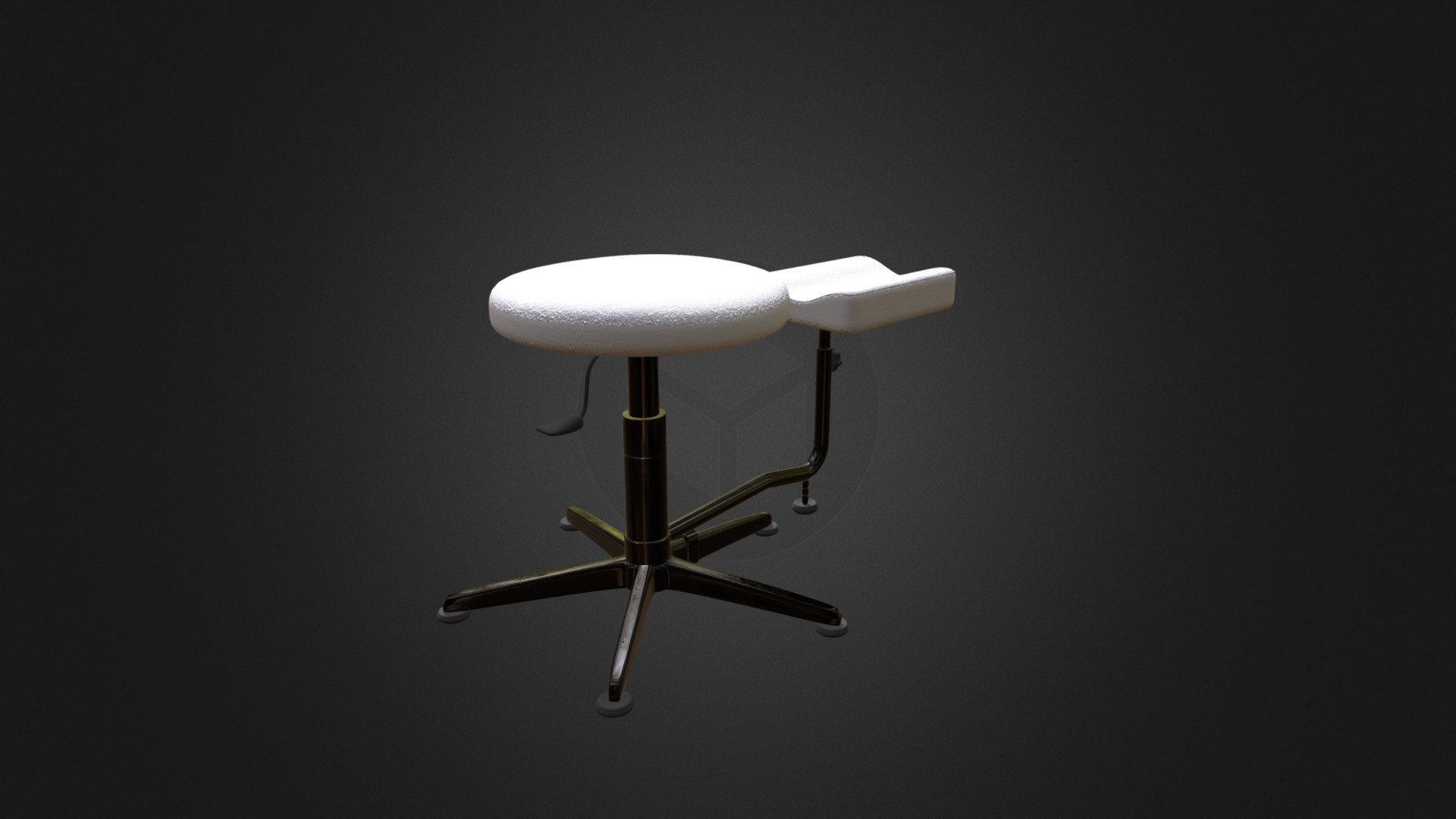 Pedicure Stool D Model - Pedicure Stool D Model - Buy Royalty Free 3D model by cgaxis 3d model