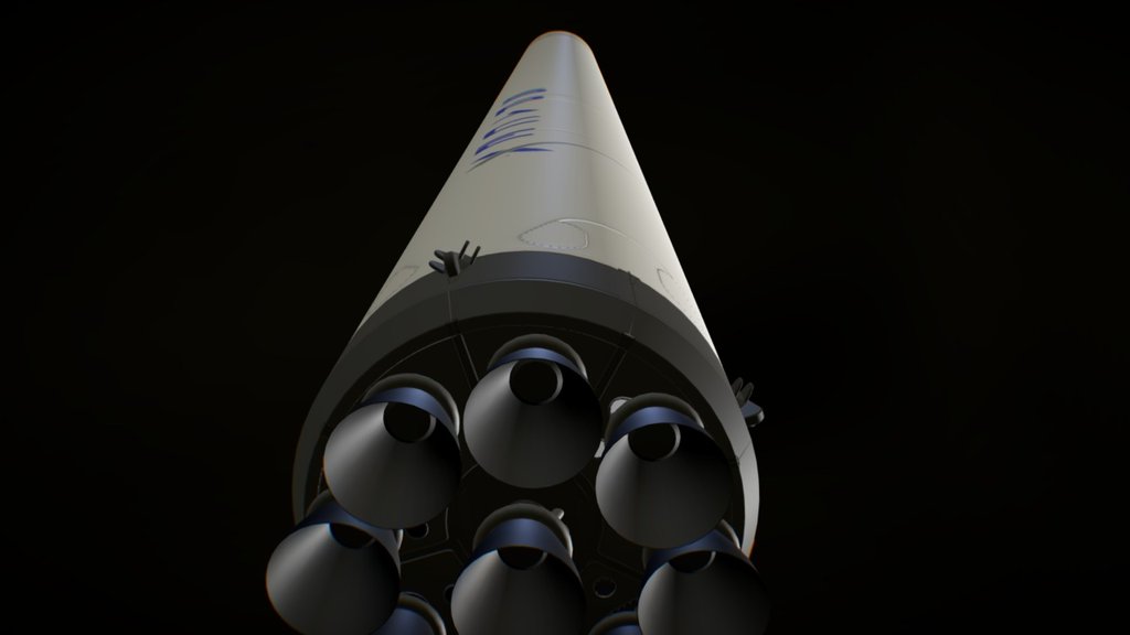 Falcon 9 v1.2 - 3D model by Forest Katsch (@ForestKatsch) 3d model