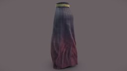 Traditional Chinese Japanese Long Maxi Skirt high, girls, long, clothes, with, skirt, chinese, traditional, floral, belt, womens, silk, kimono, maxi, wear, ribbon, flowing, bohemian, versatile, waist, flowy, pbr, low, poly, female, japanese, fashionc