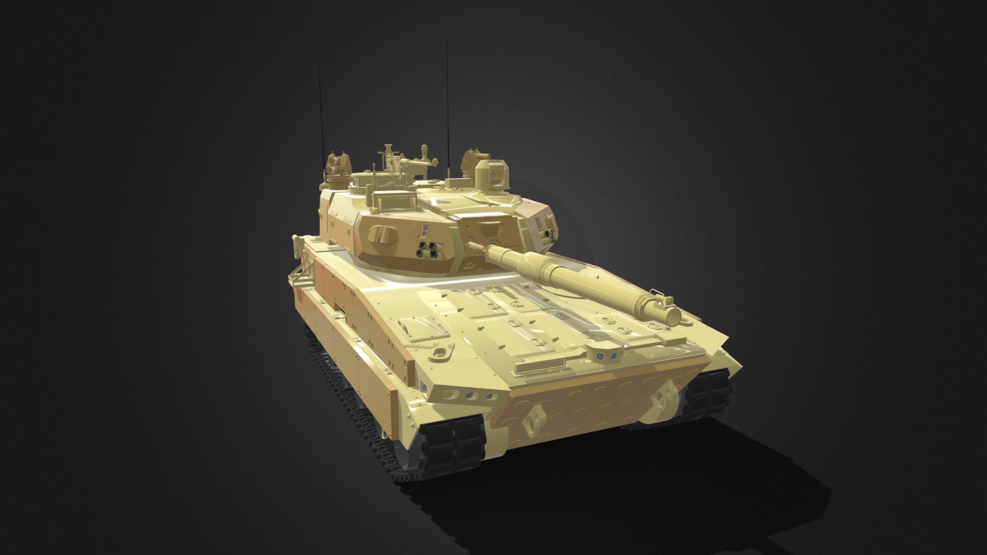 Griffin II MPF Light Tank - 3D model by fantom2205 (@f2205) 3d model